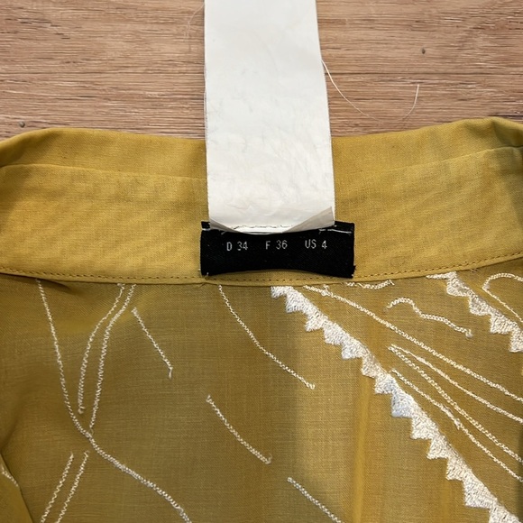 Akris - Printed Three-Quarter Sleeve Button-Up Top Size - US 4 - Picture 7 of 14